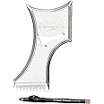 The Cut Buddy Plus | Shaping + Styling Tool for Beard, Hairline, & Mustache | 100% Clear Timmer Guide + Bonus Pencil | As See