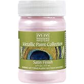 Modern Masters Satin Rose Metallic Paint | Decorative Wall Finish, Accent Walls And Furniture, Shimmering Satin Appearance, Water-Based Formula, 6 Oz