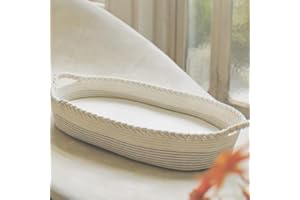 Baby Changing Basket- Handwoven Changing Table, Bohemian Style Moses Basket, Detachable Mattress Diaper Caddy