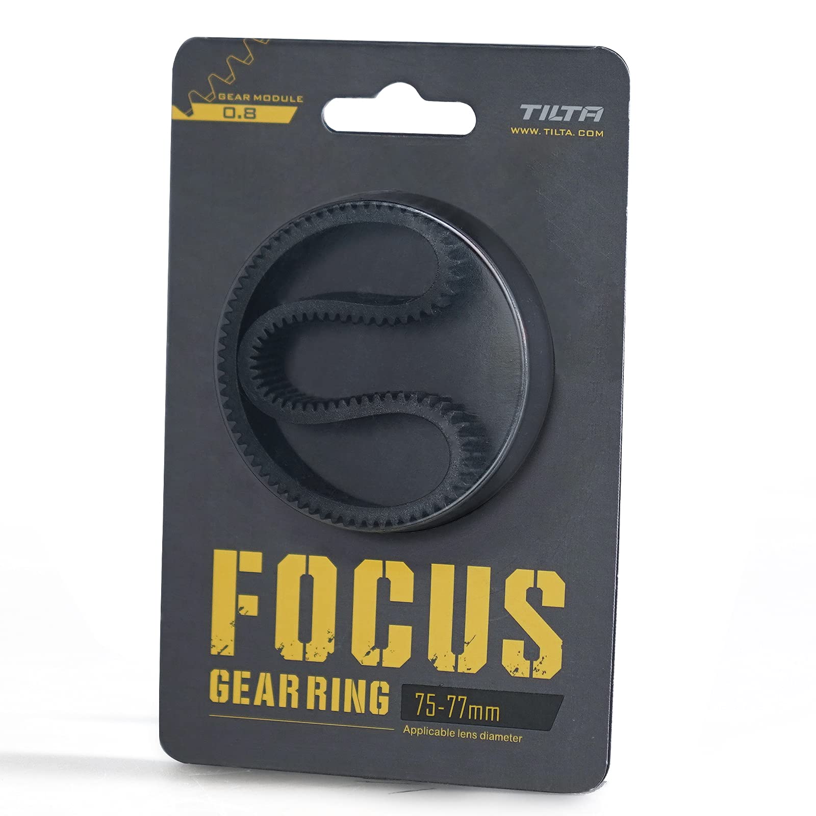 Tilta Seamless Focus Gear Ring for 75-77mm Lens 360° Seamless Rotation Silent for Tilta Mini Follow Focus Nucleus Nano DSLR 0.8 Mod Standard Gear Camera Lens Accessories TA-FGR-7577 — image 1