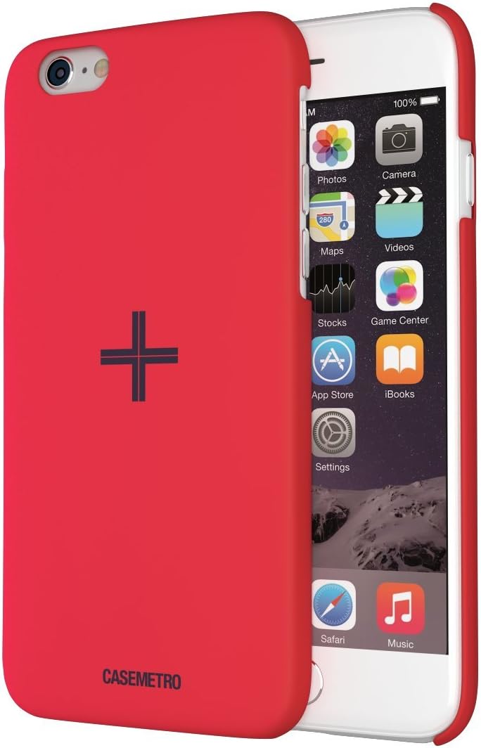 iPhone 6 Case, CaseMetro CM3 - Slim Fit Ultra Premium Case with Matte Finish for iPhone 6 (4.7 inch) - Eco Packaging (Vintage Robyn)