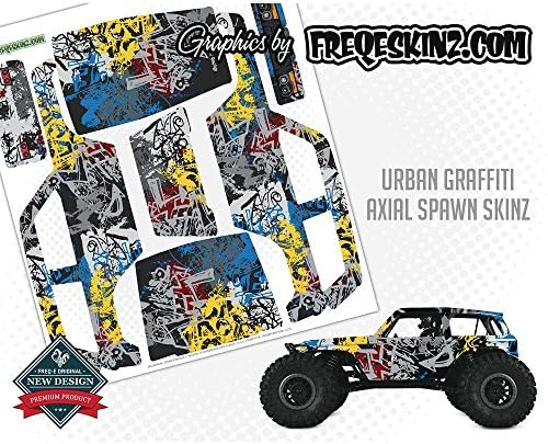 FreqEsKinz Urban Graffiti Wrap Axial Jeep Rubicon FRQ18035
