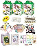 Fujifilm Instax Mini 9 & Mini 8 Camera Accessory KIT Includes - Fuji Instant Film 60 Sheets + Over 60 PCS Premium Bundle for Fujifilm Instax Mini 8 & Mini 9 Films