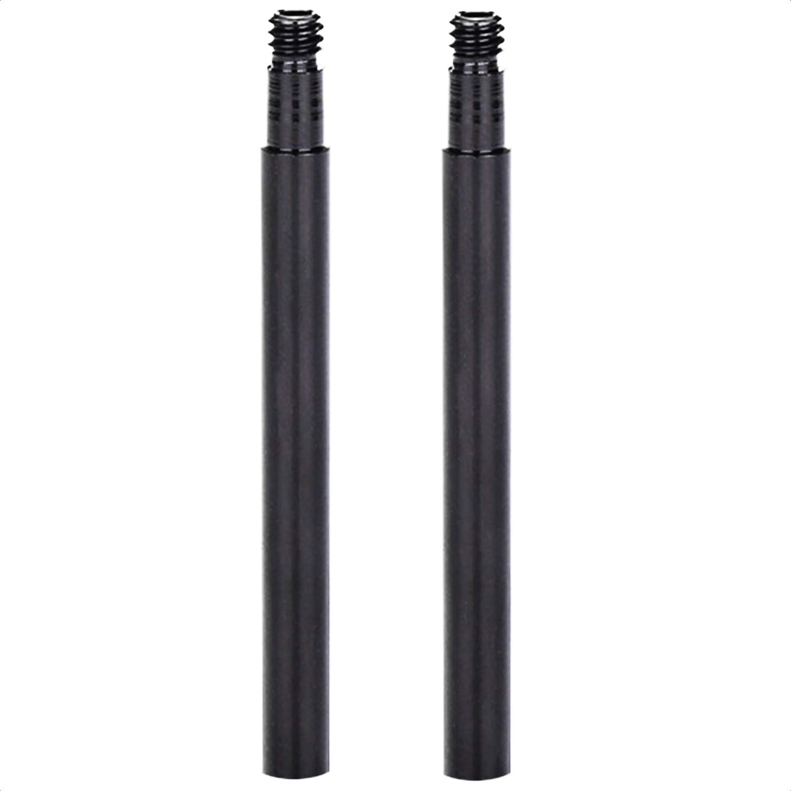 Photo 1 of VANICE 2 Pcs Bike Presta Valve Extender, 60mm (Black, Blue, Silver) Aluminum Alloy Bicycle Inner Tube Tire Accessories/Black