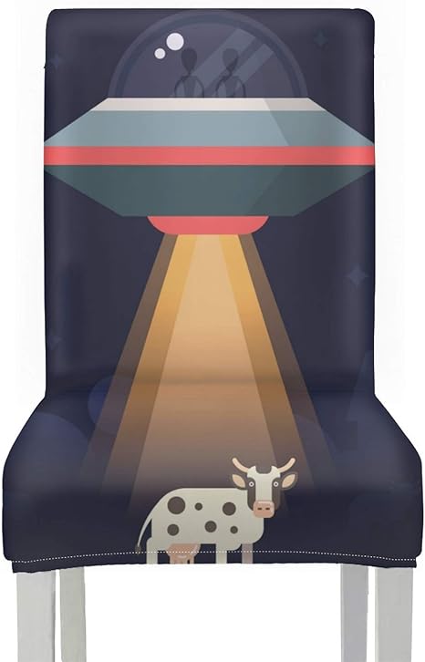 Amazon.de: WYYWCY Esszimmer Küchenstuhlbezüge Aliens Steal Earth