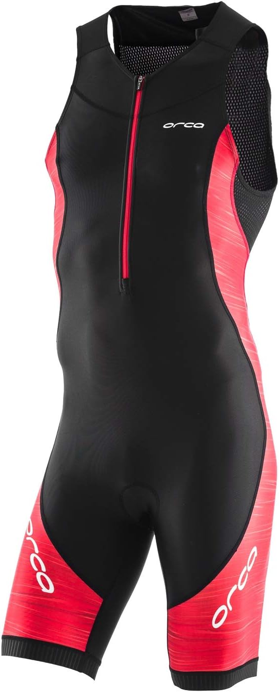Men's Sleeveless Core Race Suit - Black/Silver
