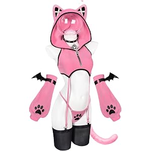 KORURACLUB Animal Costume Cosplay Lingerie Bodysuit for Women | Cosplay lingerie women's exotic costumes Kawaii lingerie Sexy