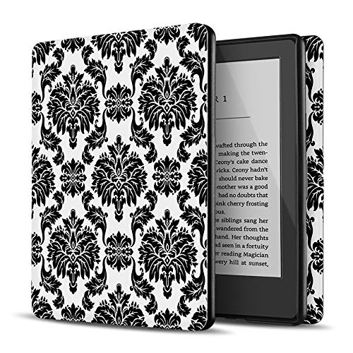 TNP Case Kindle 10th Generation, 2019 6-Inch E-Reader Cover. Damask Black at Amazon