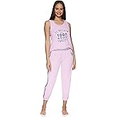 U.S. Polo Assn. Women's Pajama Set, Tee, Pants with Pockets Valentines Gifts for Her