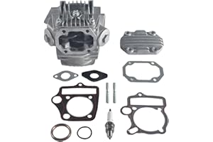 GOIRTUTSS 52.4mm Complete Cylinder Head Assembly for 4-Stroke 110cc Engines, for TaoTao, SSR, Coolster ATV, Go Kart, Dirt Bike & Scooter