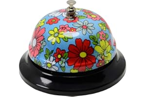 WEKOIL Call Bell Desk Service Bell Ding Bell for Restaurant Hotel Room Kitchen Party Office Receptionist Elderly Teachers Chef Large Cute Bell,3.3 inch