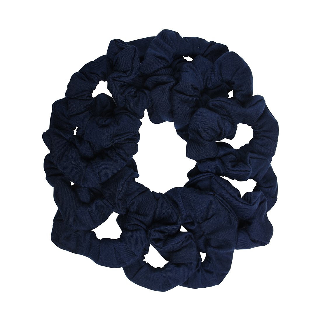 12 Pack Strong Scrunchies (Navy Blue)