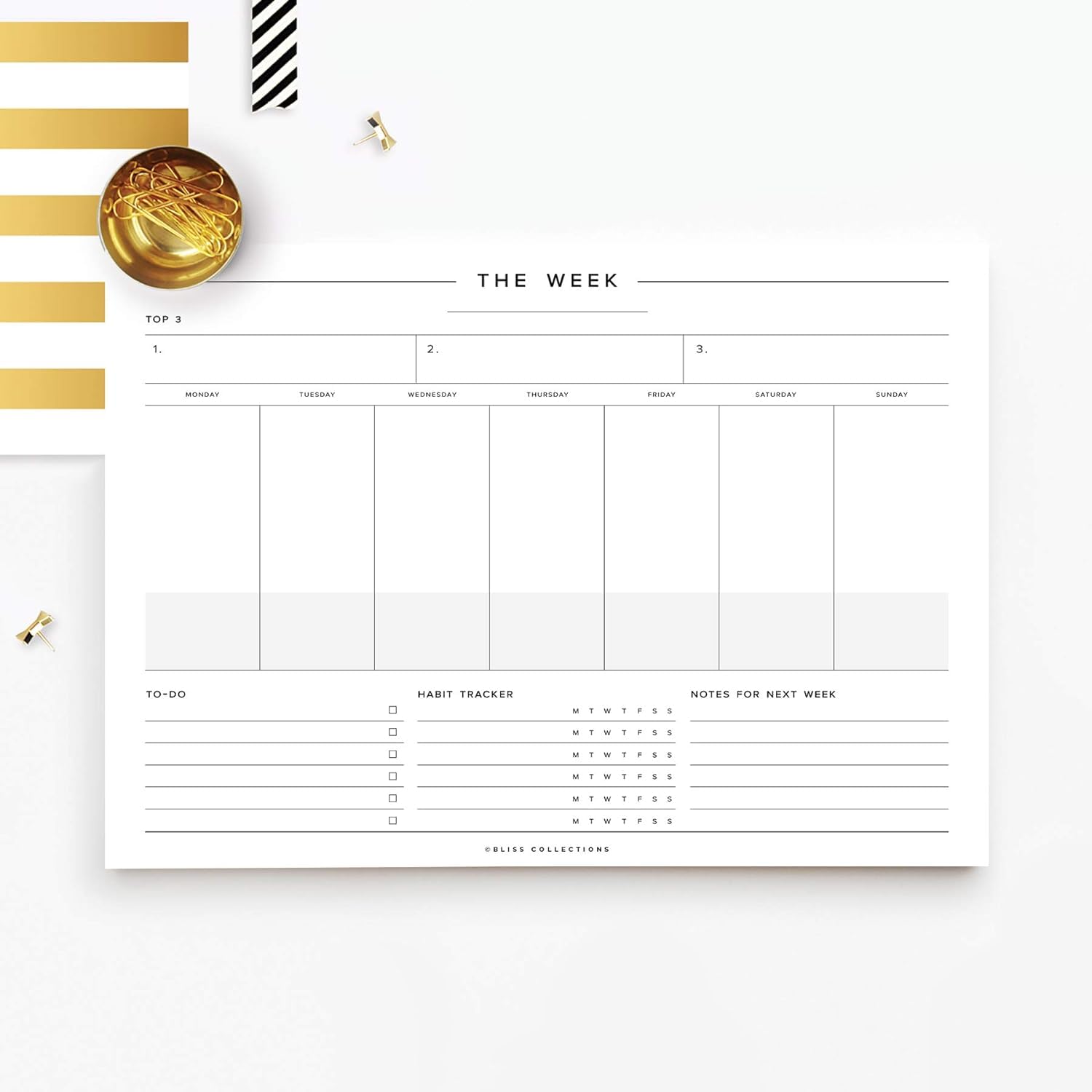 Bliss Weekly Planner