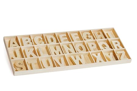 VBS Holz-Buchstabensortiment, 130-tlg.