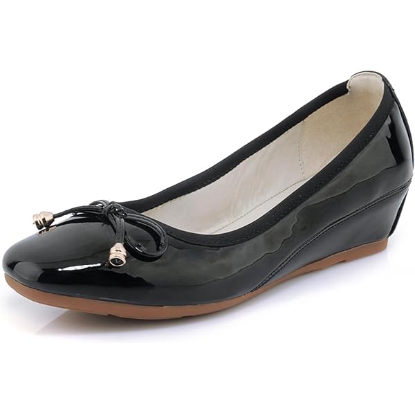 Amazon.com | XYD Women Chic Open Peep Toe Wave Ballet Flats D