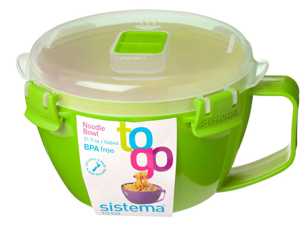 Sistema Noodle Bowl to Go 940 ml in Green Amazon.co.uk Kitchen & Home