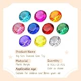 NLR FUN 10pcs Diamond Toy Set 4cm Acrylic Gem Pirate Treasure Easter Party view 2