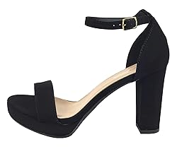 TOP Moda Platform High Heel Open Toe Dress Sandal