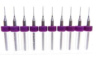 DAEWON INDUSTRIES Versatile Tungsten Micro Drill Bits Japanese made for CNC PCB Installation, Toy Making, Model Cars Trucks Planes Boats, Arts & Crafts, Woodworking more... (.45mm)