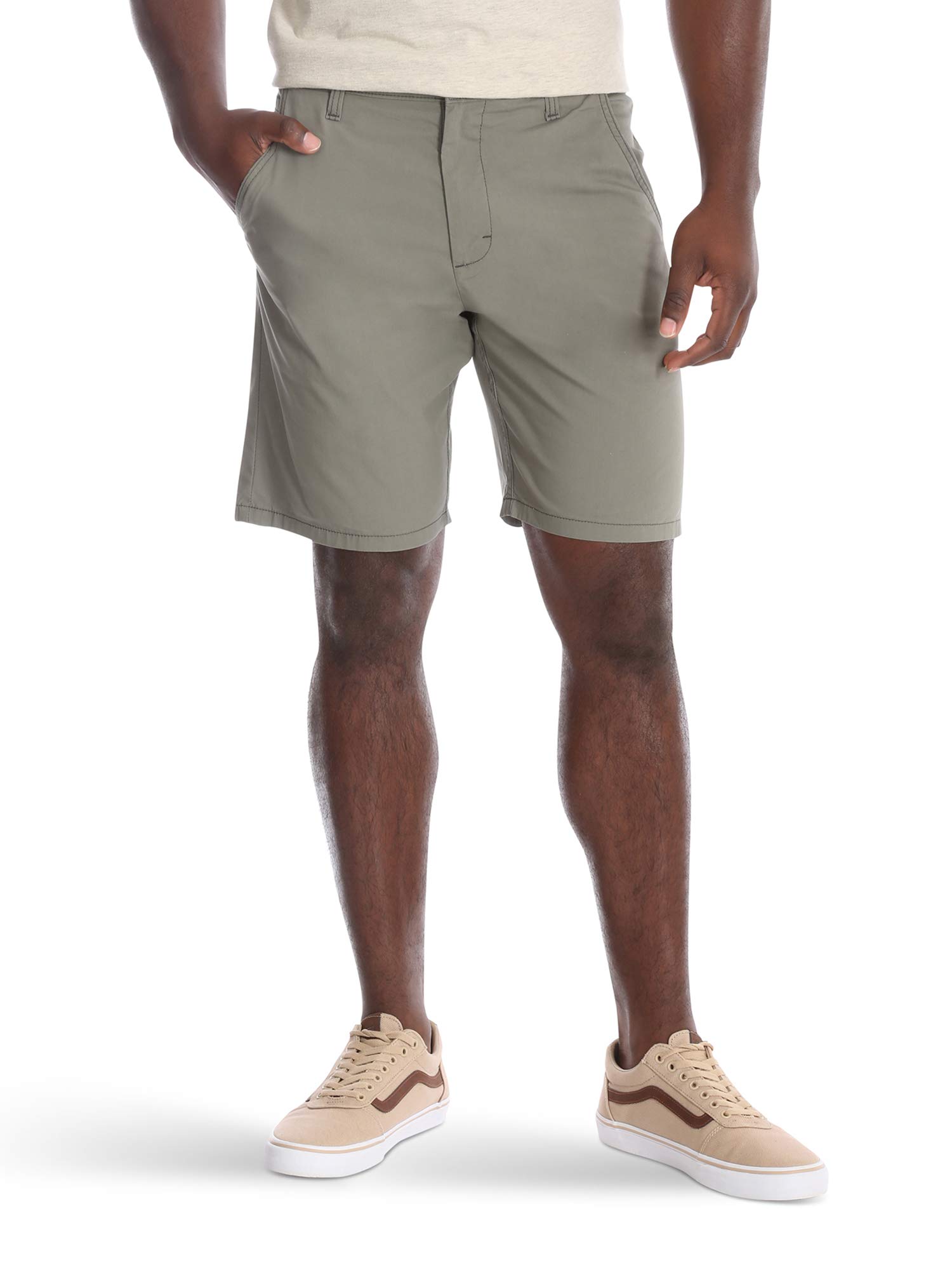 Wrangler Authentics Performance Comfort Flex Flat Front Short, Army Green, 30 Image Wrangler Authentics Performance Comfort Flex Flat Front Short, Army Green, 30 Image