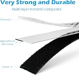 annex 72pcs Reusable Cable Ties Wire Organizers Hook Loop Organizer Adjustable view 6