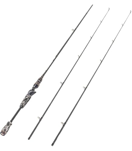Amazon.com : Entsport 2 Piece 7 Feet Spinning Rod 24 Ton Carbon Fiber  Spincasting Fishing Rod with 2 Tips - Medium and Medium Heavy Portable Spin  Bass Fishing Rod : Sports & Outdoors
