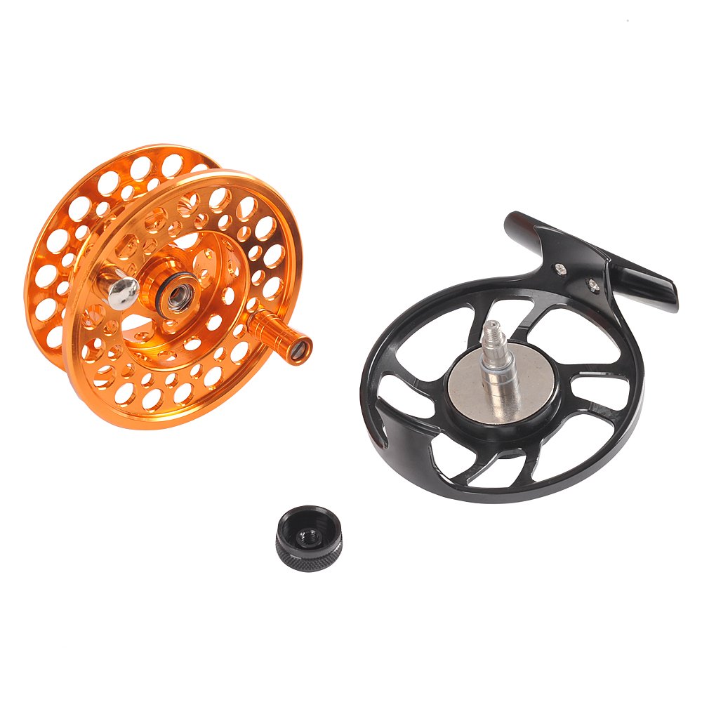 Fiblink Fly Fishing Reel Aluminum Saltwater Reels 2+1 BB Fly Reel Large