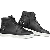 ILM Motorcycle Riding Shoes for Men Anti-Slip Leather Waterproof Breathable Street Shoes Protective Gear UB32