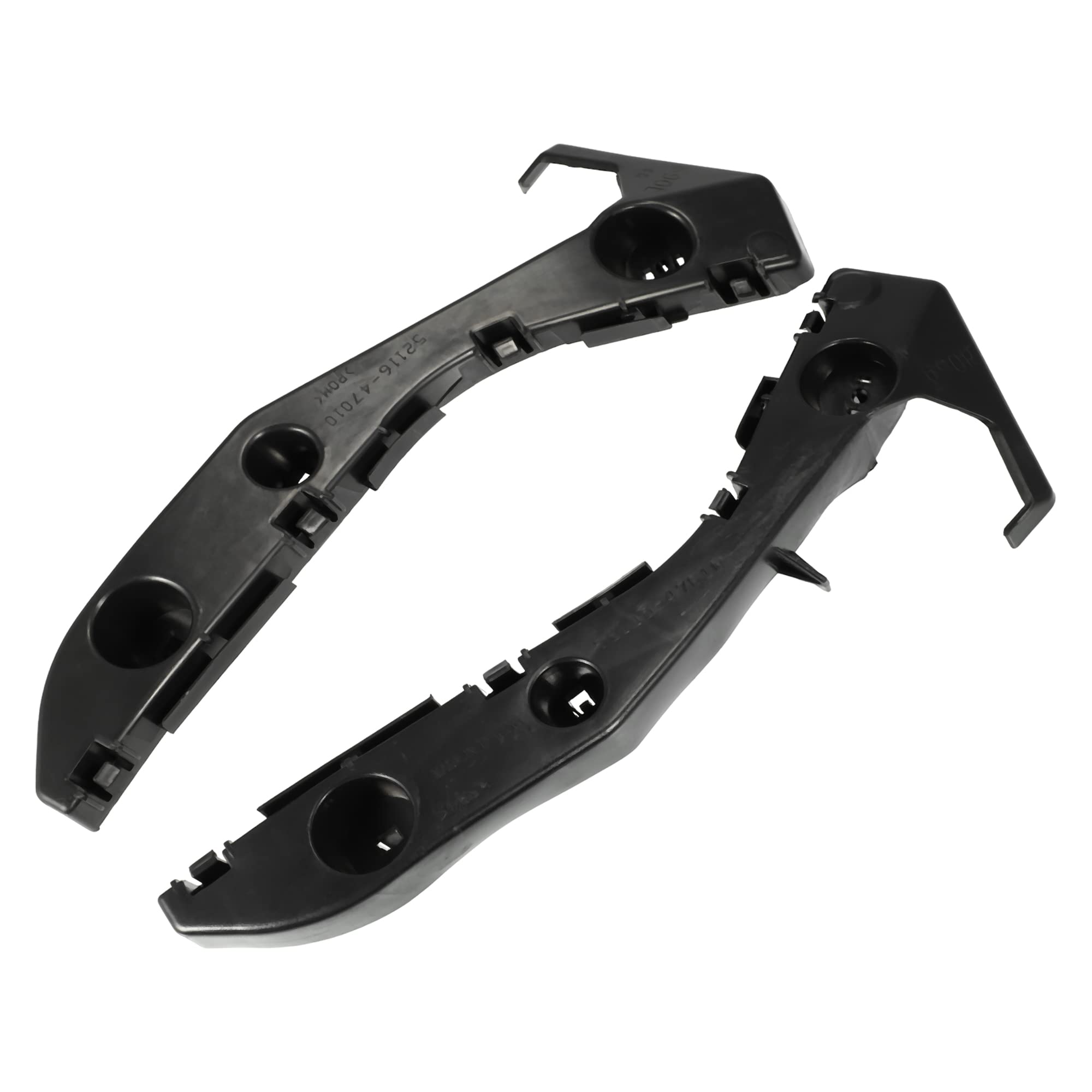Photo 1 of X AUTOHAUX 1 Pair Left and Right Side Front Bumper Cover Support Rail 5211547010 5211647010 for Toyota Prius 1.5L Hybrid Hatchback 2009