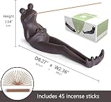 ChangWanna Frog Incense Stick Holder with 45 Sandalwood Sticks view 4