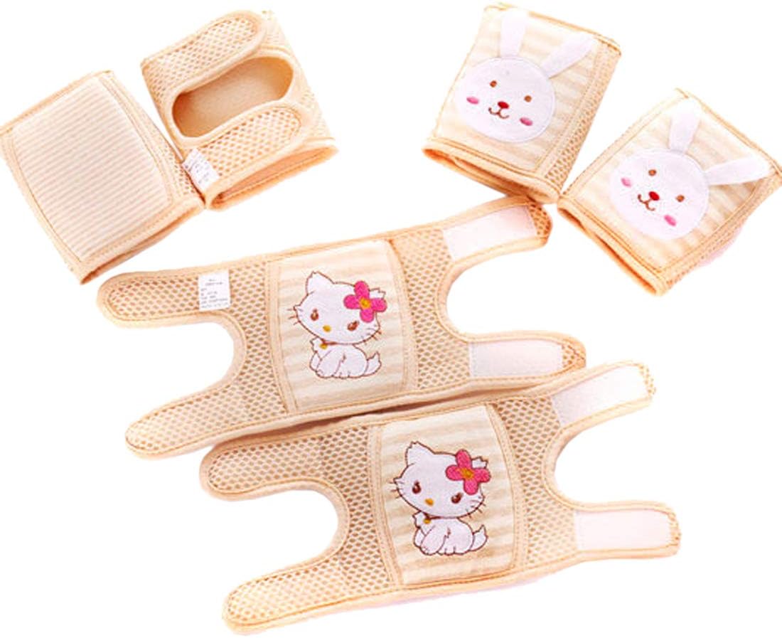 Baby Knee Pads Adjustable Breathable Cotton Infant Toddler Crawling Pads Anti-Slip and Protect Infants & Toddlers Knees