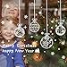 Coogam 200+ Pcs Christmas Window Decoration Window DIY Sticker Cling - Removable Snowflake Bell Reindeer Balloon Decal for Mirror Glass Door Car Body Holiday Xmas (4 Sheet 2019 Upgraded Version)