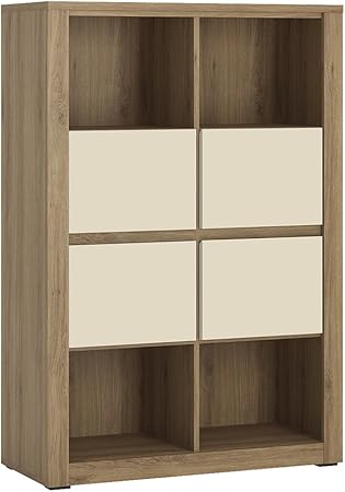 Furniture To Go Hobby 4 Drawer Storage Unit Open Shelves Top And