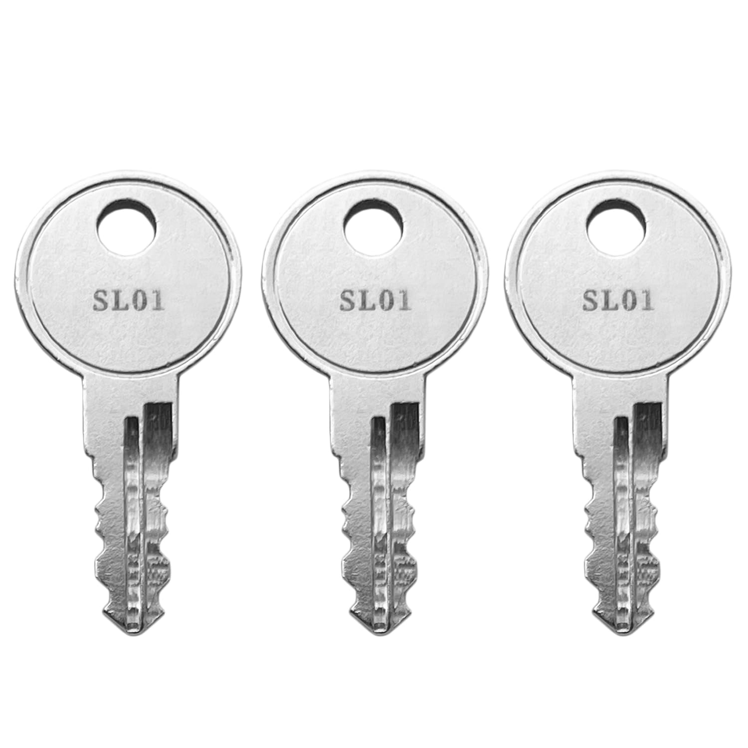 Photo 1 of (3) KeyPower SL01 - SL25 Keys for Bauer Leer Truck Cap Tonneau Cover, Pre Cut to Key Code (SL05)