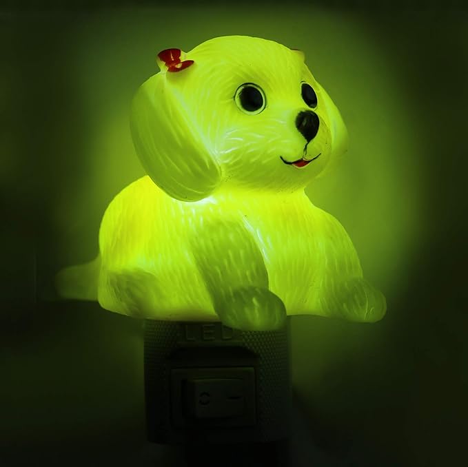 Chocozone EU Plug in Night Lamp Tower Design Night Lights for Bedroom Living Room Indoor Passage Light (Random Color)