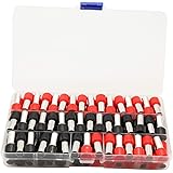 70PCS 4 Gauge Ferrule Connectors End Terminal Insulated Ferrule .Work Great for 4 Gauge Car amp. Clean Install. Widely Used i
