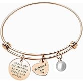 Dabihu Bridesmaid Gift from Bride Bridesmaid Adjustable Bracelet Thank You for Standing by My Side Bangle Wedding Gift for Best Friends Sister Thank You Gifts Appreciation Bracelets Jewelry Gifts