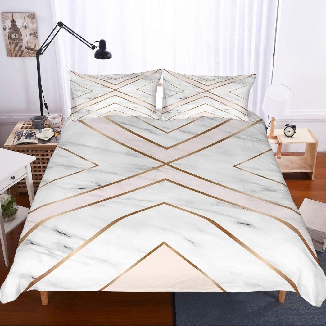MOUMOUHOME Marble Print Bedding White Black Gray Background Geometric