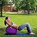 URBNFit Exercise Ball - Yoga Ball in Multiple Sizes for Yoga, Pilates, Pregnancy, Stability - Anti-Burst Swiss Balance Ball w/Quick Pump – Office Ball Chair for Home and Gym – 26 Inch - Purple
