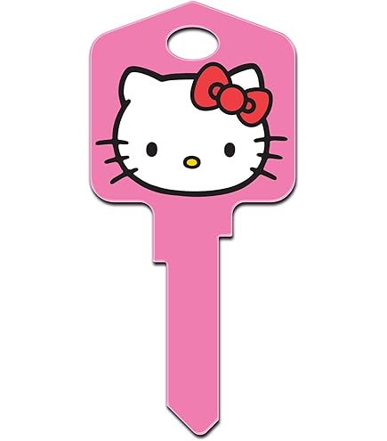 Hello Kitty Rain or Shine Kwikset KW House Key - Home Decor
