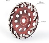 Gunpla 180mm Diamond Grinding Disc 7 inch Abrasive Cup Wheel for Angle Grinder view 3