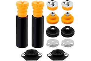 Hututimo Rear Shock Mount&Bump Stop and Dust Boot Set Compatible with BMW E82 E87 E88 E90 E92 128i 135i 323i 325xi 328i 330i Replace 33506767010 33526768544 33536767334 33506771737 33506771738