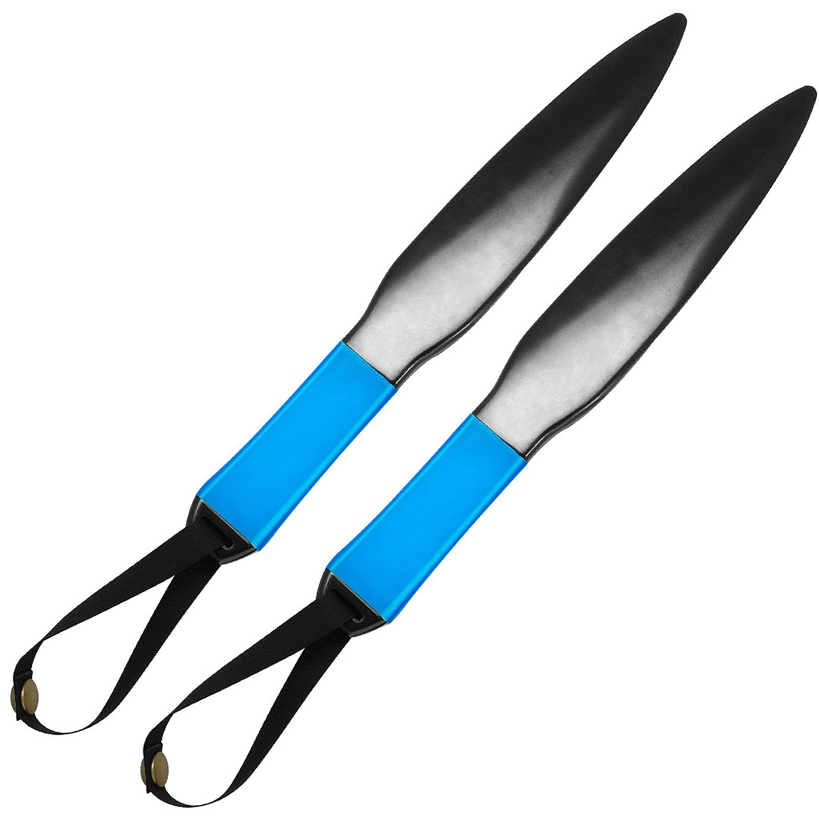 Powerful 2 Pcs Dog Break Stick, Heavy Duty No-Bite Pry Tool for Pitbull & Medium Large Breeds, Non-Slip Handle Dog Fight Training Stopper, Safe Release Tool for Aggressive Canines, 35cm (Black)