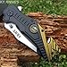 Snake Eye Tactical Rescue Style Folding-Pocket Knife with Clip
