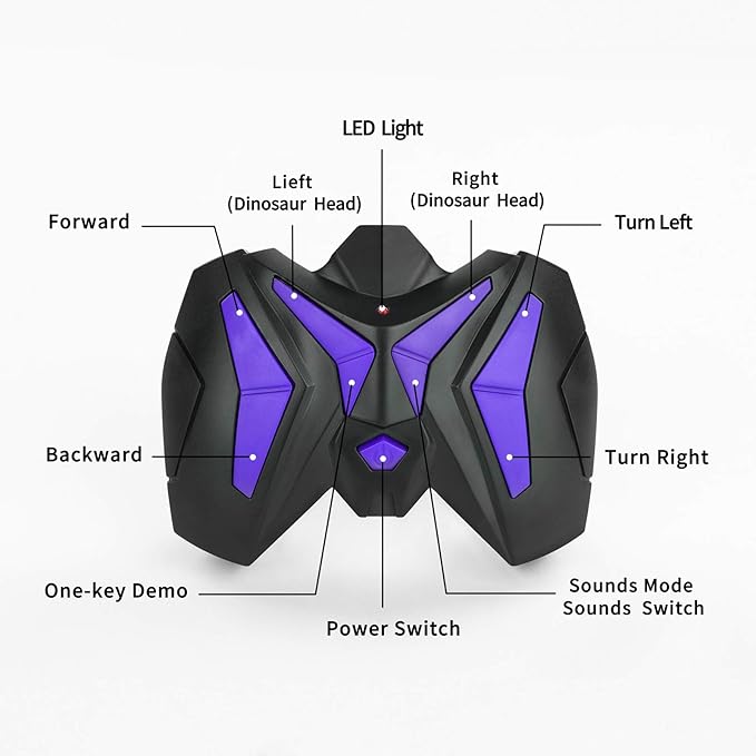 temi remote control dinosaur