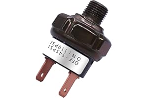 mankk Air Pressure Switch 110-145 PSI Thread 1/8"NPT 24V 12V DC Air Compressor Pressure Switch for Air Horn Train 110-145-1/8