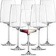 ZWIESEL GLAS Sensa Bordeaux Red Wine Glass (Set of 6), Wine Glasses for Red and White Wine, Dishwasher-Safe Tritan Crystal Glasses, Made in Germany (22 Ounce)