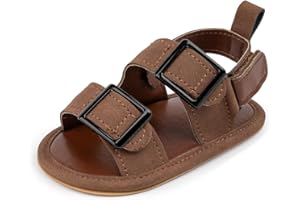 Zoolar Infant Boys Girls Sandals Breathable Premium Baby Summer Outdoor Casual Beach Shoes Lightweight Toddler Flower Bowknot Anti Slip Rubber Sole Newborn Prewalker First Crib Shoes