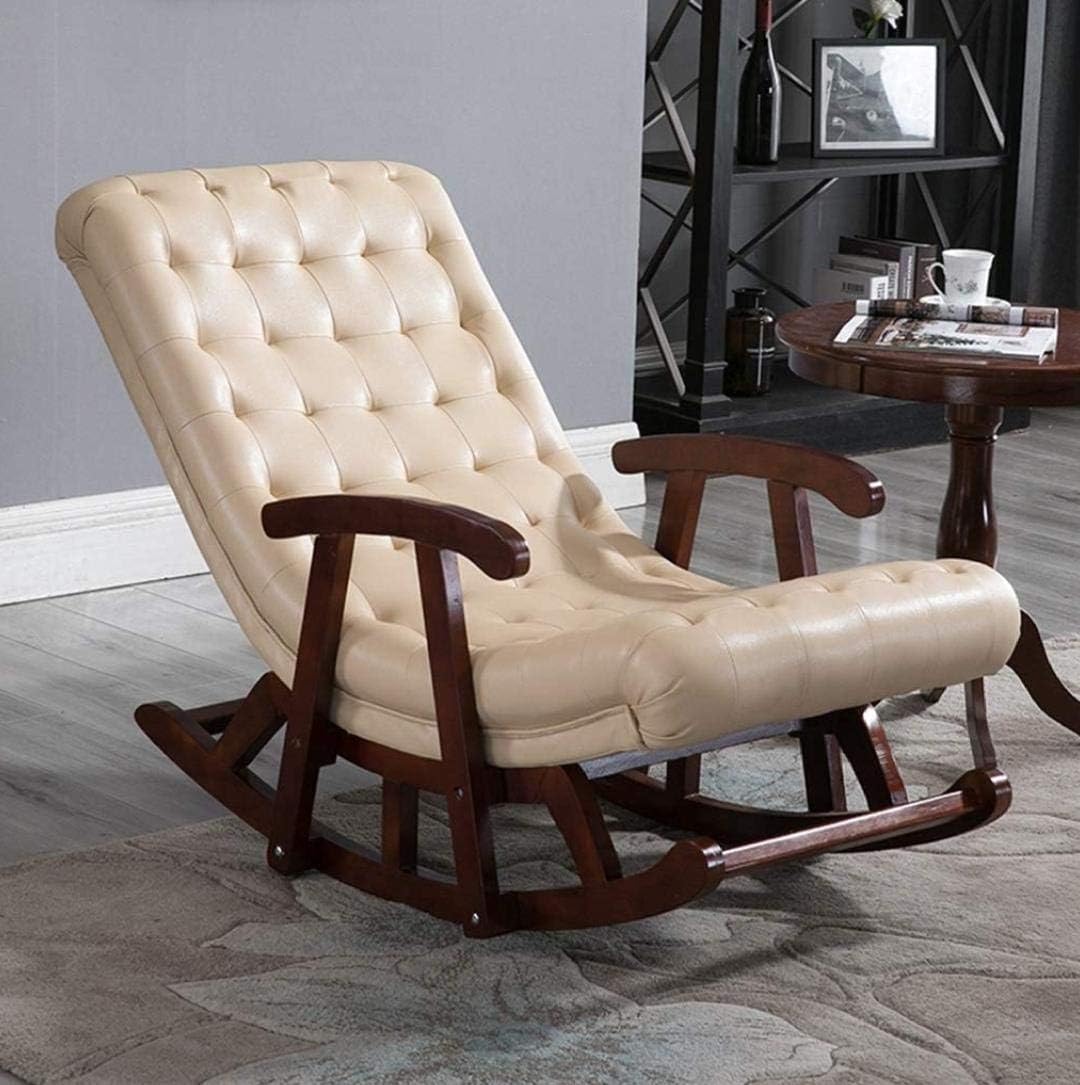 Wood Art City Long Rocking Chair for AdultRocking Chair for Living