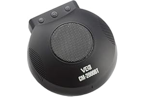 VEC ELECTRONICS CORPORATION VEC CM-2000BT Bluetooth Desktop Conference Microphone/Speakerphone (9OZ, Black)